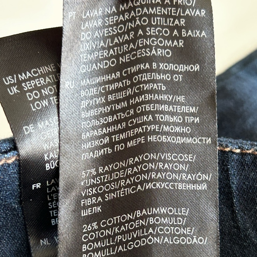 Liverpool Jeans Company Dark Indigo Jeggings Size 4/27 - Picture 10 of 16